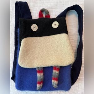 310. KIDS Cate & Levi Mini Wool Backpack, Toddler - Walrus - RARE, 1 of a Kind